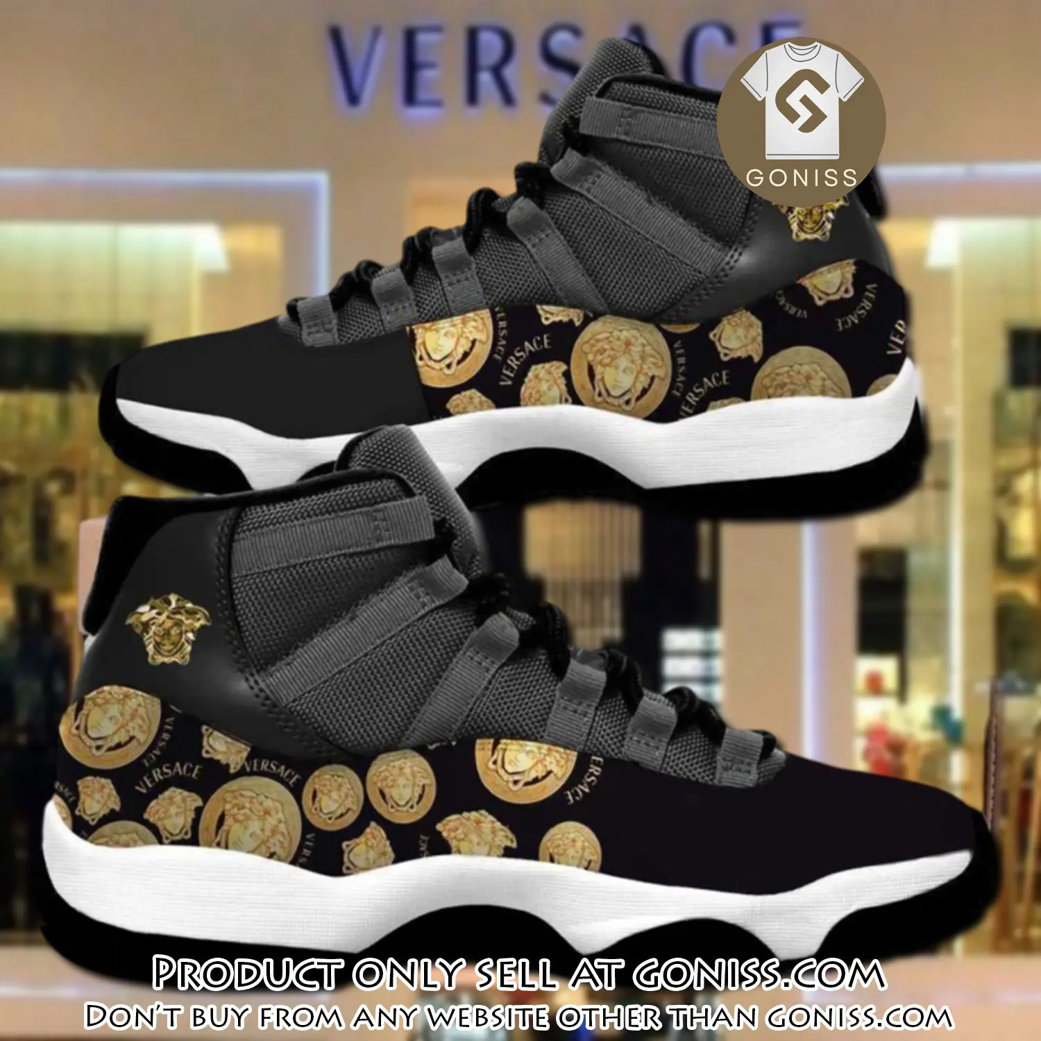 Luxury gianni versace air jordan 11 sneakers shoes hot  gifts for men women gn5049409